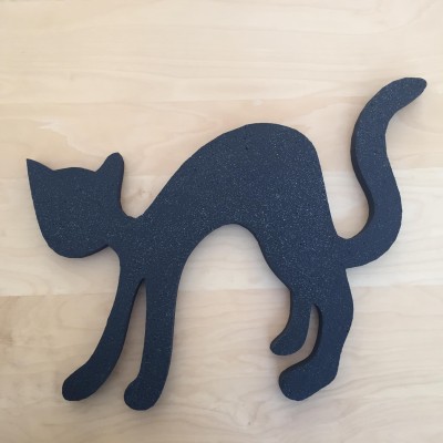 Ornament črna mačka