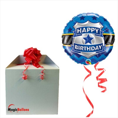 Bday badge - foil balloon in a package