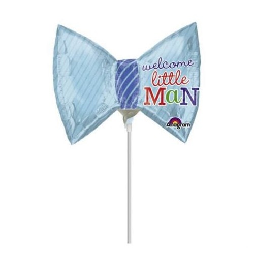 Little Prince Bow Tie - foil balloon on a stick