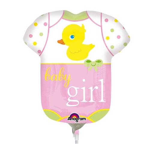 Baby Girl  - foil balloon on a stick