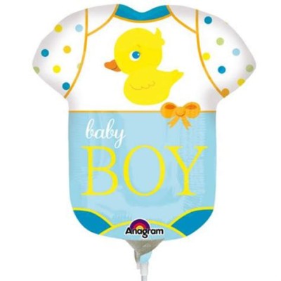 Baby Boy - Folienballon auf einem Stäbchen