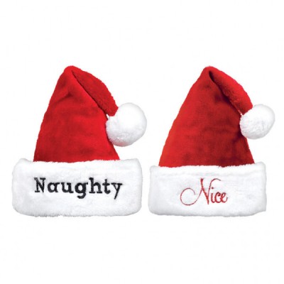 Weihnachtsmann Mütze Naughty & Nice