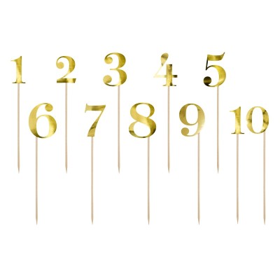 Gold placecards