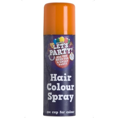 Orange hair spray