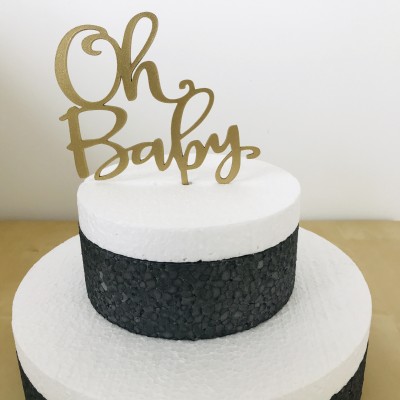 Cake Topper - Oh baby