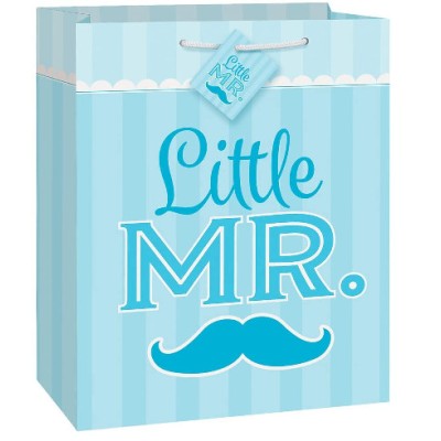 Mustache little boy Gift Bag