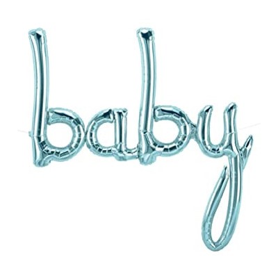 Baby Foil Balloon - pastel blue