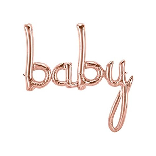 Baby Foil Balloon - rose gold