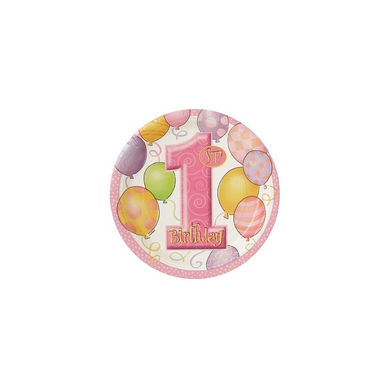 Birthday Balloons- Teller 23cm