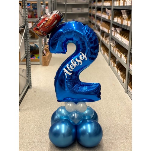 Balloon for 2. birthday with name