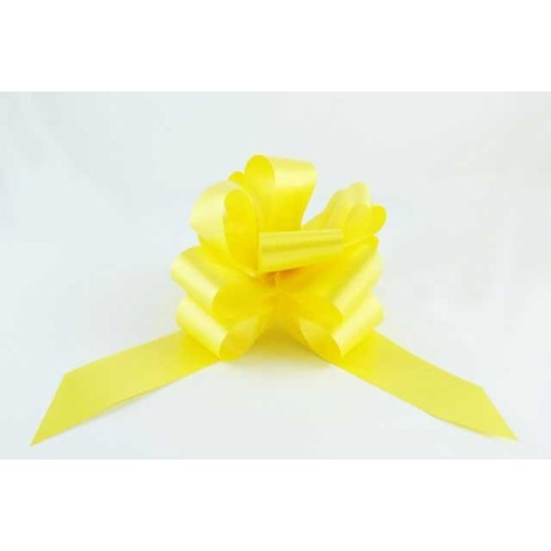 Pull bow sunshine yellow 5 cm