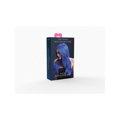Khloe wig - neon blue