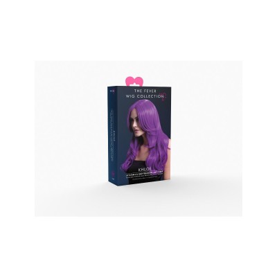 Khloe wig - neon purple