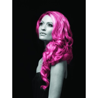 Pink hair spray