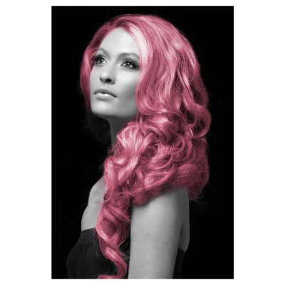 Pink hair spray