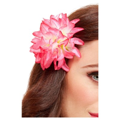 Hawaiian Flower Hair Clip - Pink