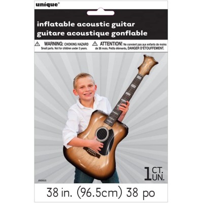 Inflatable acoustic guitar