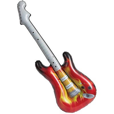 Inflatable electric guitar