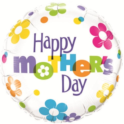 Mother's Day Fun Flowers - foil balloon