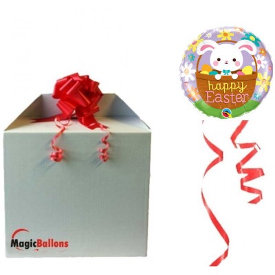 Vesel velikonočni zajček - folija balon v paketu