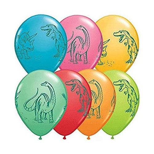 Dinosaurs in action - latex balloons