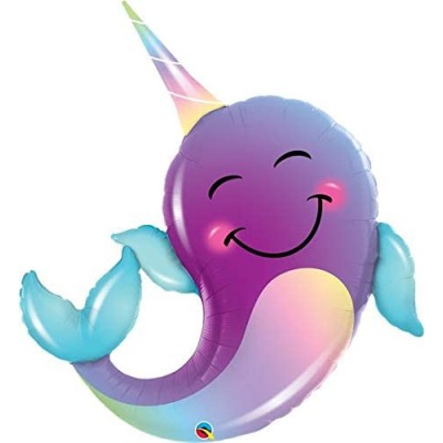 Narwhal - foil balloon