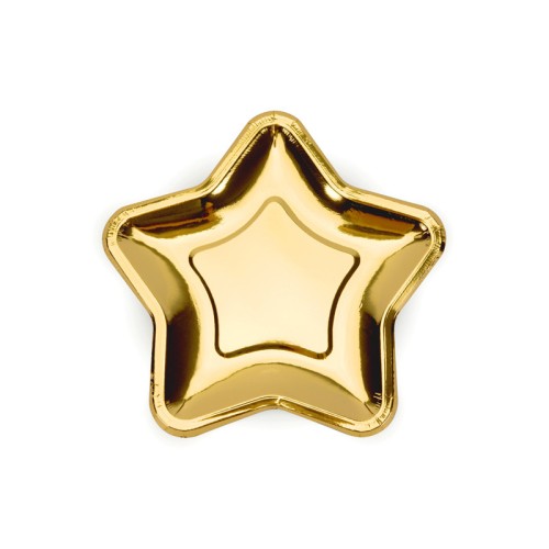 Zlate plošče - zvezda 18 cm