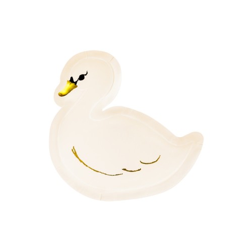 Paper plates - Swan