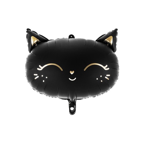 Black cat - foil balloon