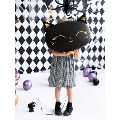 Black cat - foil balloon