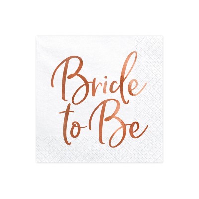"Bride to be" Servietten