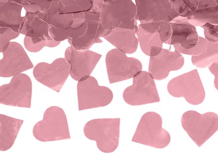 Confetti strelec 60cm - rose zlata srca