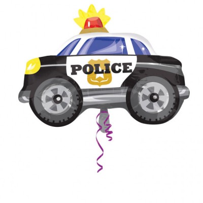 Police car - foil balloon