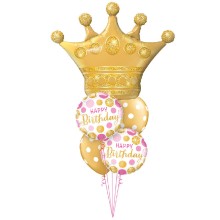 Zlata krona - folija balon