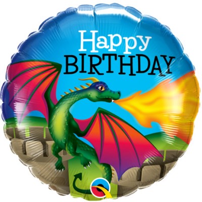 Birthday Mythical Dragon - Folienballon