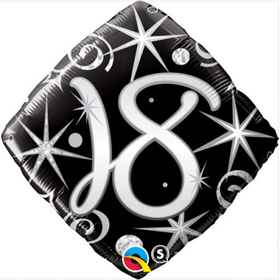 Elegant Sparkles & Swirls 18 - foil balloon