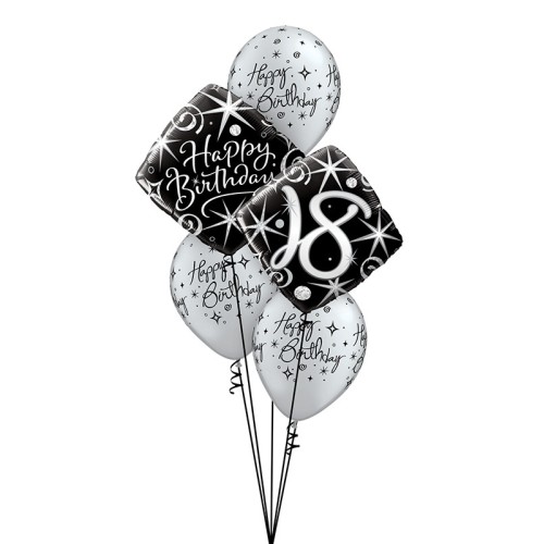 Elegantne iskrice & swirls 18 - Folija balon