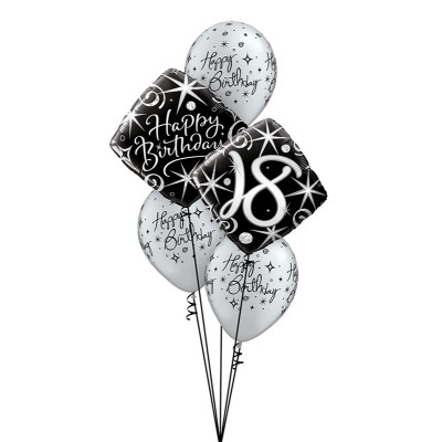 Elegant Sparkles & Swirls 18 - foil balloon