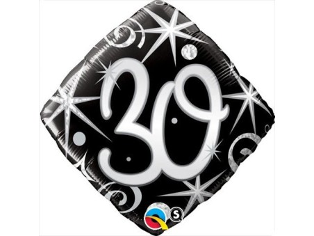 Elegant Sparkles & Swirls 30 - folija balon