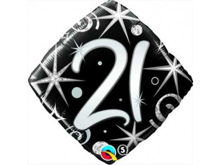 Elegant Sparkles & Swirls 21 - Folienballon