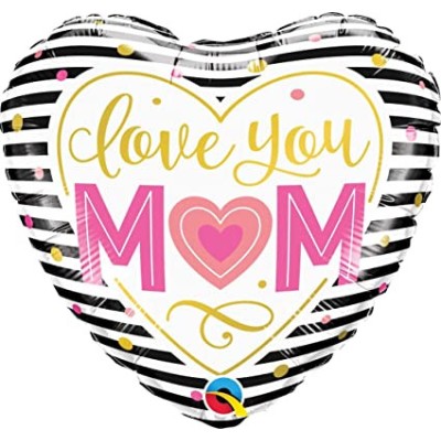 Love you MOM - foil balloon