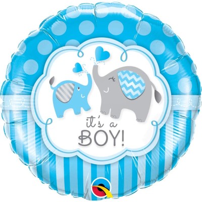 It's a Boy Elephants - foil balloon