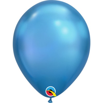 Ballons 28 cm - Chrome Blue
