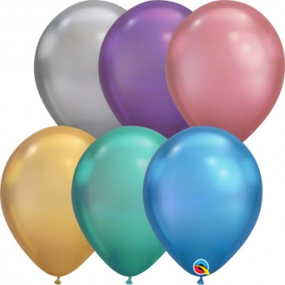 Balloons 11" - Chrome ass.