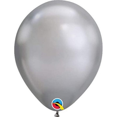 Ballons 28 cm - Chrome Silber