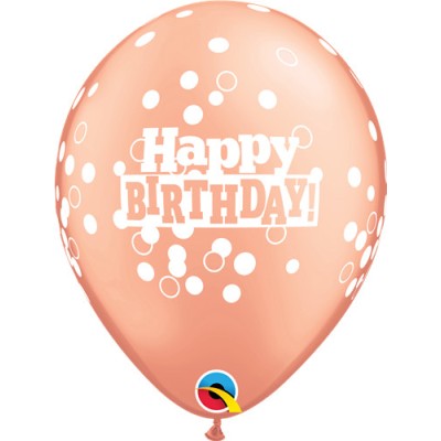 Happy Birthday Confetti dots - Latexballons