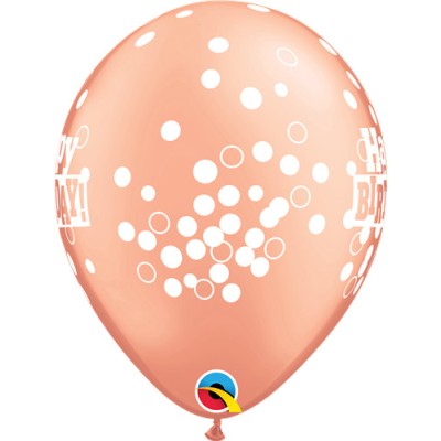 Happy Birthday Confetti dots - latex balloons