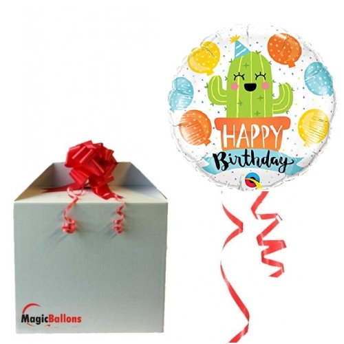 Birthday Party Cactus - foil balloon