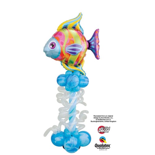 Fashionable Fish - foil balloon