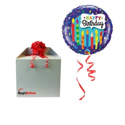 Happy Birthday Candles - Folienballon